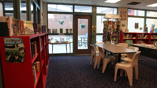 The Pima County Public Library outreach brand inside the Pima County Juvenile Detention Center.