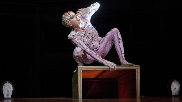 Audrey Luna as Ariel in Thomas Adès's "The Tempest."