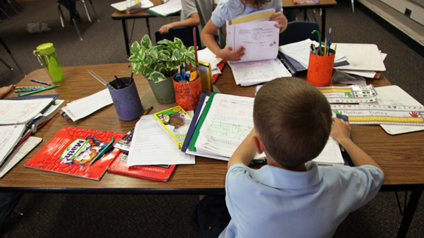 education school young boy student spotlight