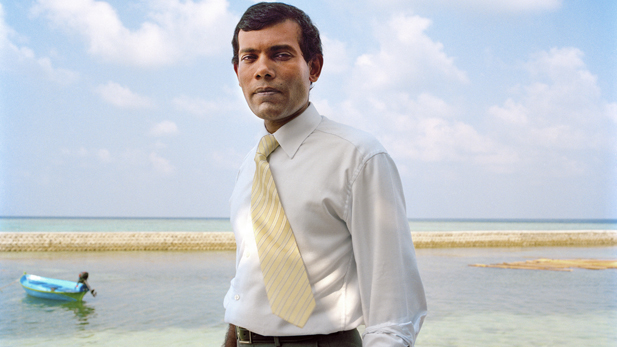 Mohamed Nasheed, the first democratically elected president of the Republic of Maldives.