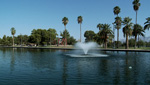 The fountain at Reid Park is one of the many beautiful water features around Tucson.