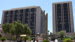 Pima County administration and court buildings in downtown Tucson.