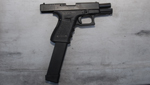 The Glock 9 mm gun Jared Lee Loughner used in the Jan. 8, 2011 shooting in Tucson.