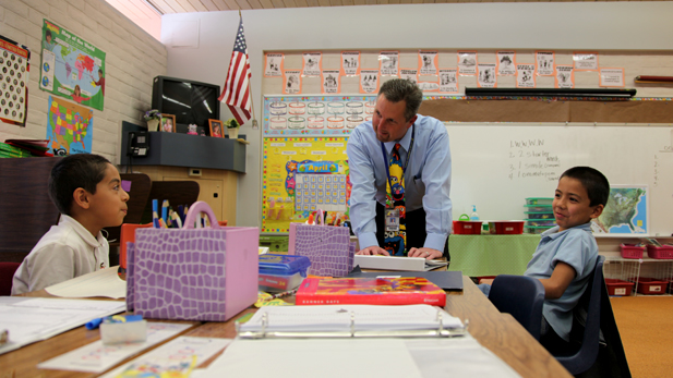 Jim Heinzelmann, principal at Sopori Elementary School