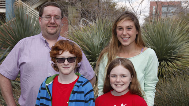 "Littles" Stone and Marianna with their "Bigs" Randy and Hannah