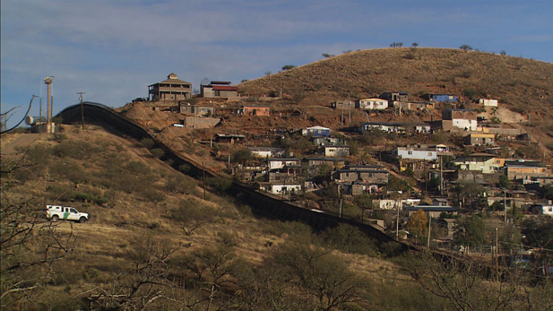 Border Wall Between Mexico and Arizona SPOT