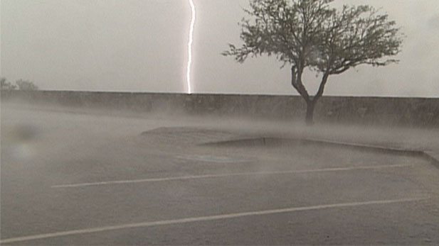 Monsoon rain is a common Tucson attraction during the month of July.