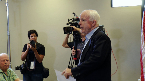 Senator John McCain holds a town hall discussion in Southern Arizona to talk about comprehensive immigration reform. 