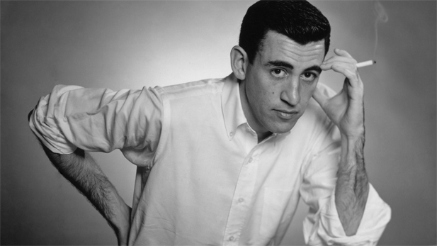 J.D. Salinger with signature cigarette.