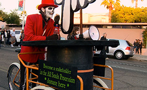All Souls Procession buskers