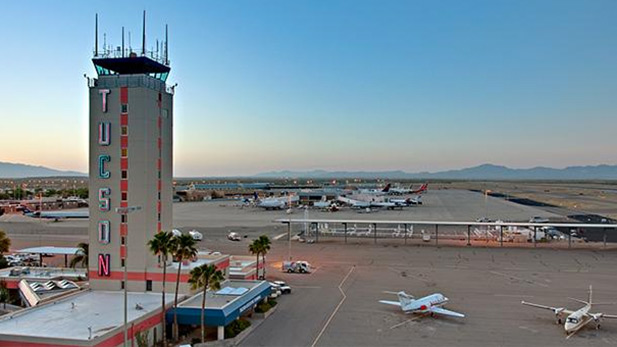 Tucson International Airport. 