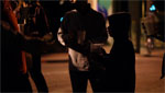 People gather to meet the Soup Patrol. The Soup Patrol delivers hot soup and other food to homeless folks around Tucson.