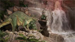 A dinosaur exhibit at The Arizona Museum of Natural History, a museum that has multiple displays for people who are interested in science or nature, and it is stocked with with tens of thousands of objects and photographs.