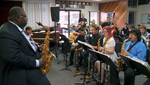 The TJI Ellington Band was the 2013 winner of the Essentially Ellington High School Jazz Band competition, we follow them as they prepare for this years competition.