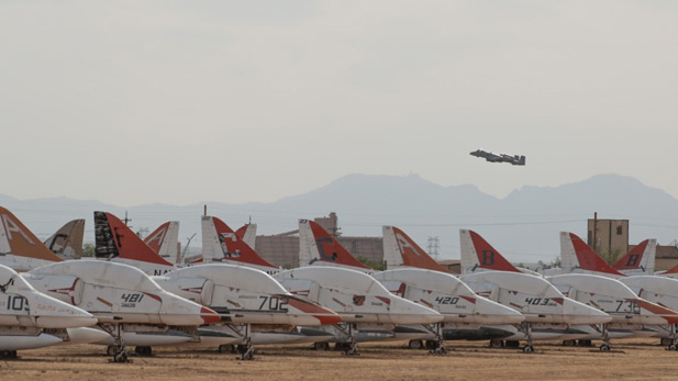 Davis-Monthan Air Force Base's 'Boneyard.'