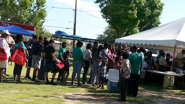 Crowd at Juneteenth SPT