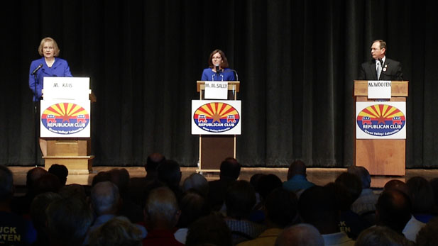 Republicans Shelley Kais, Martha McSally and Chuck Wooten are seeking the party's nomination in Congressional District 2.