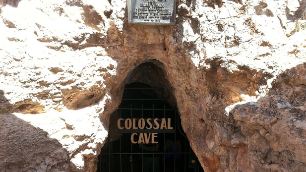 Entrance of Colossal Cave.