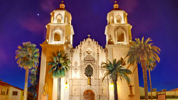 St. Augustine Cathedral night SPOT