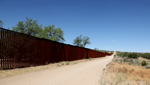 The border fence in Arizona.