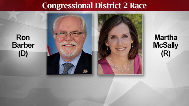 CD 2 Race Barber, McSally Your Vote graphic SPOT