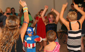 Children dancing at Camp Born This Way