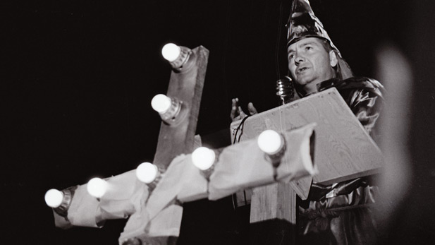 Bob Jones addresses a Ku Klux Klan rally, 1965.