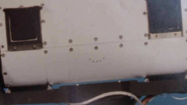 Vent holes were made to look like a smile on the front of the Pathfinder Mars camera, says camera builder and University of Arizona scientist Peter Smith. 