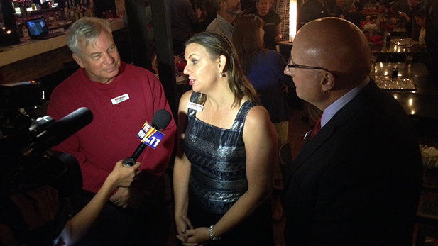 Republican Tucson City Council candidates Bill Hunt, left, Margaret Burkholder, center, and Kelly Lawton, right.
