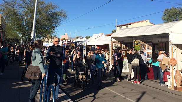 The Winter 2015 Fourth Avenue Street Fair.