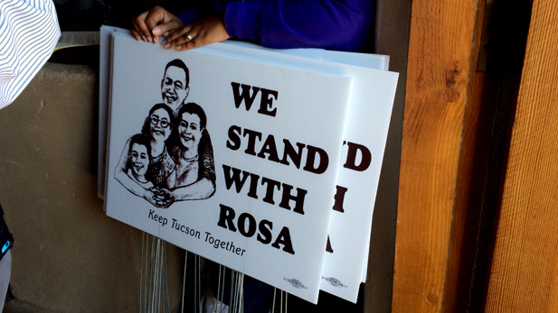 Organizers of "We Stand With Rosa" hope to flood Tucson with signs of support