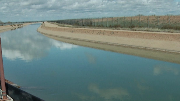 The Central Arizona project canal, north of Tucson.