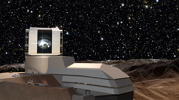 LSST telescope spot