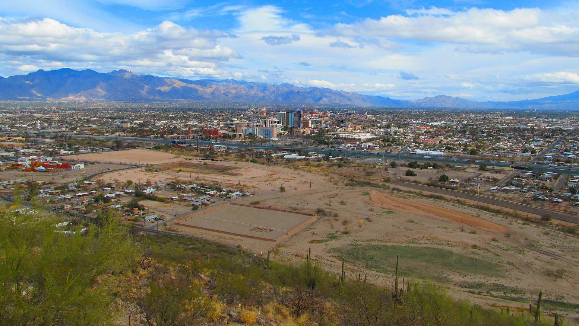 Overlooking Downtown Tucson hero