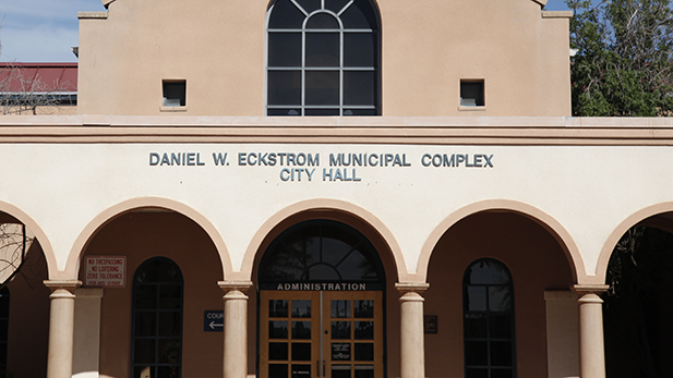 South Tucson City Hall is pictured on April 2, 2015. 