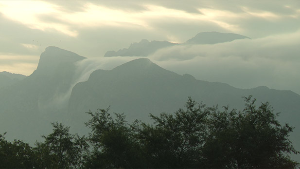 Monsoon Clouds Over the Catalina Mountains spot