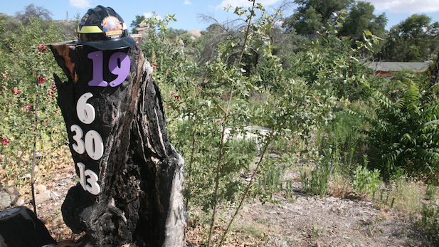 Yarnell Hill Fire memorial spotlight