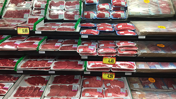 Meat at Grocery Store