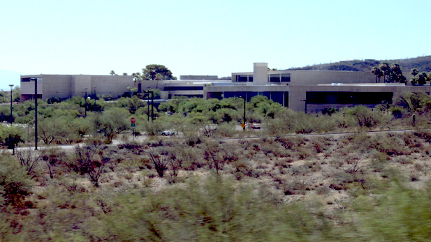 Overlooking the campus of Pima Community College, West.