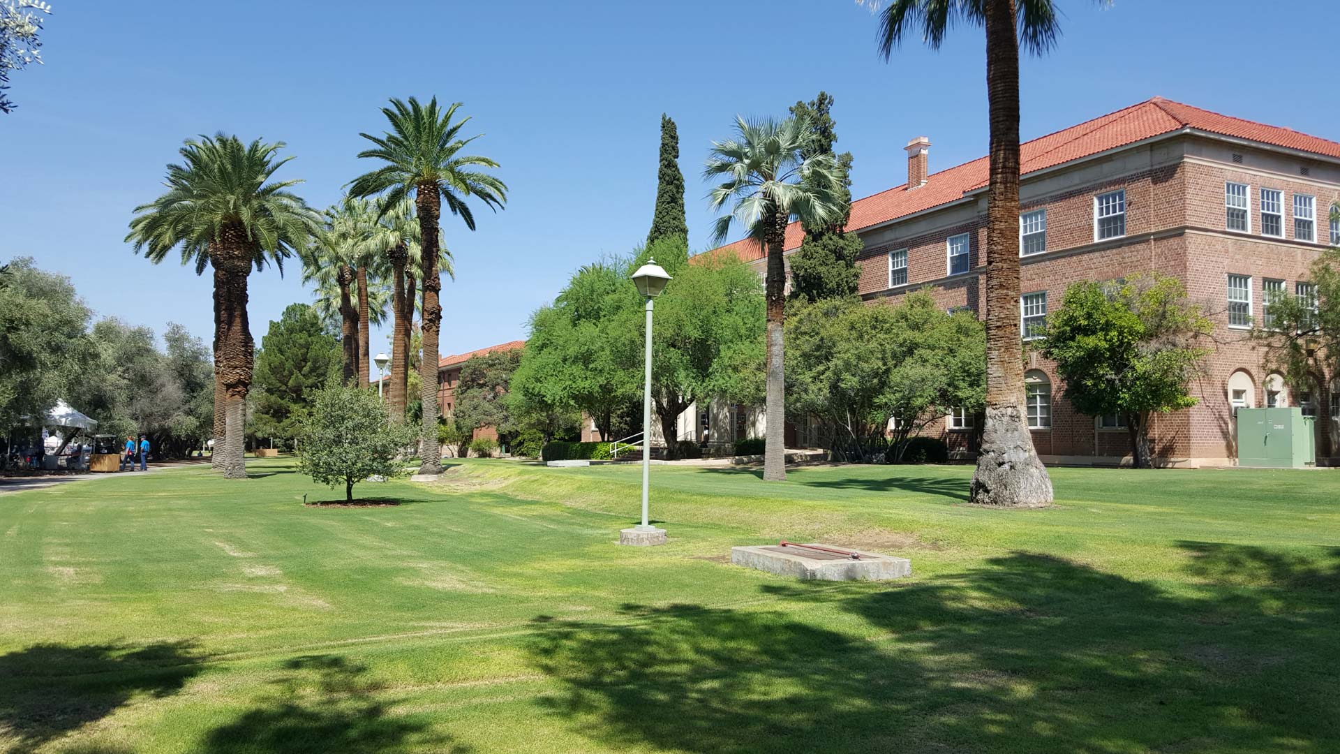 A dormitory on the campus of the University of Arizona.