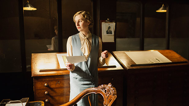 Laura Carmichael as Lady Edith.