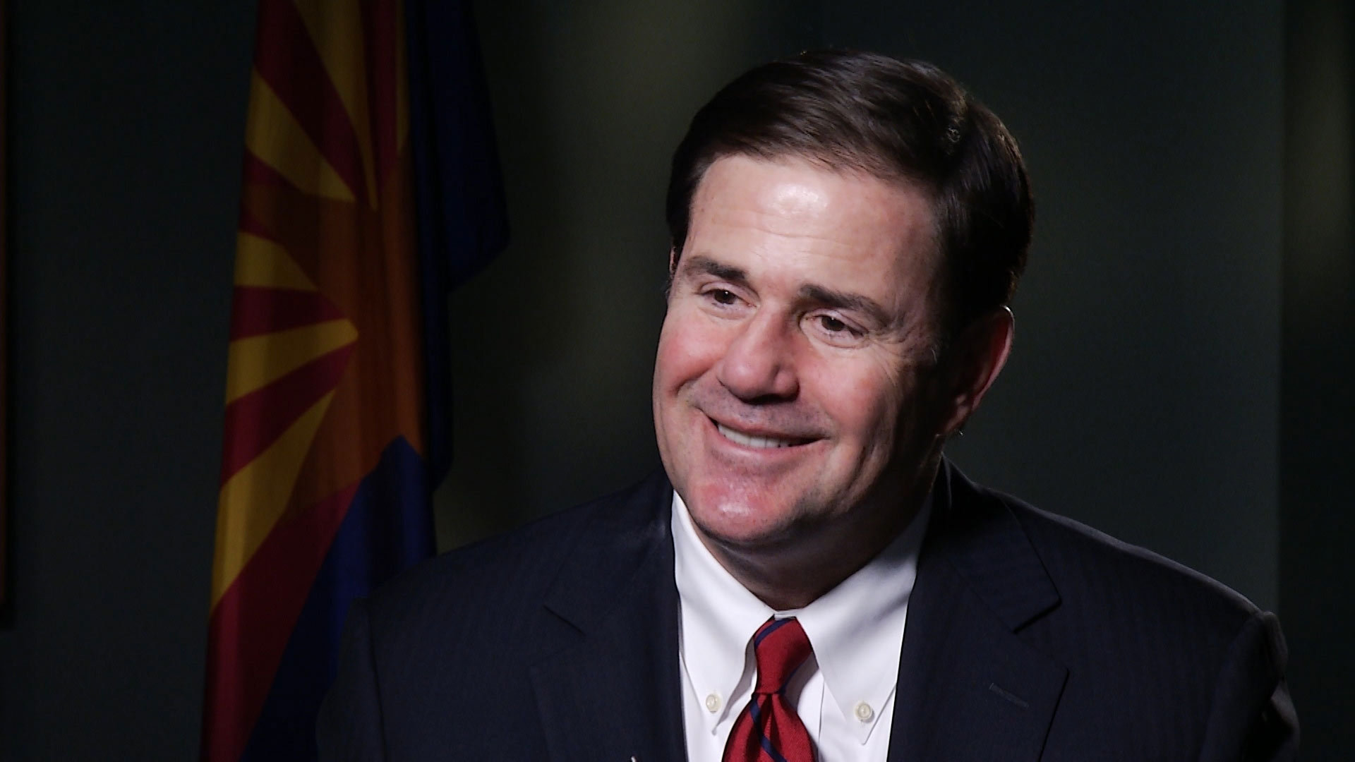 Governor Doug Ducey, during an interview with AZPM's Lorraine Rivera from January 2016.