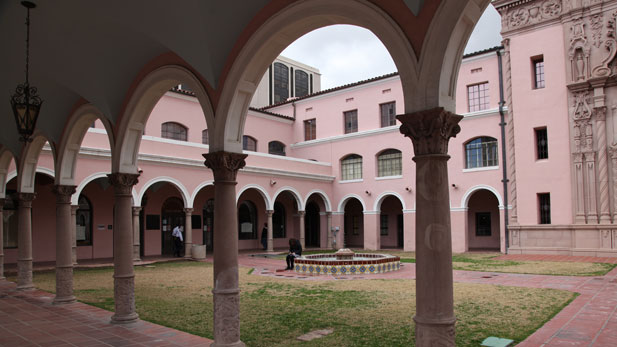 County courthouse inside