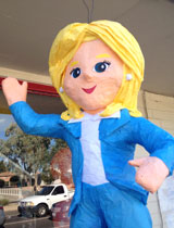 Hillary Pinata Portrait