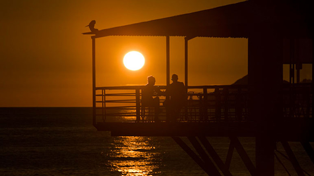 A sunset in Rocky Point, Mexico.