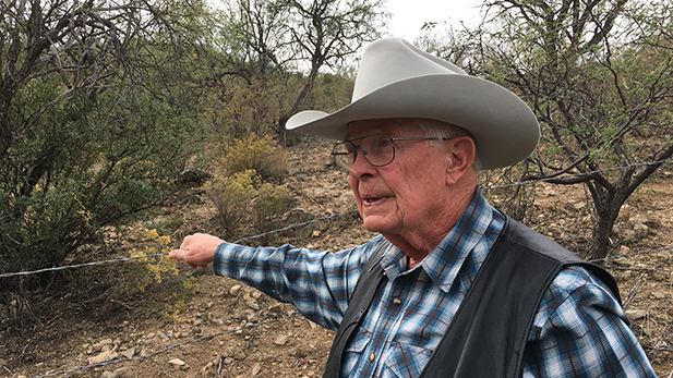 Jim Chilton's family has ranched along the Arizona border with Mexico for five generations.
