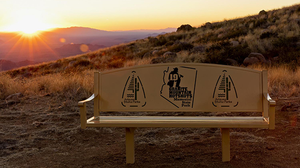 Visitors to the Granite Mountain Hotshots Memorial State Park may hike about seven miles round trip, to the spot where 19 elite firefighters died in 2013. The mens' families had a hand in designing this memorial and wanted it to remain rustic.
