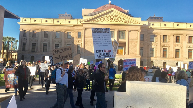 Electoral College protest spotlight