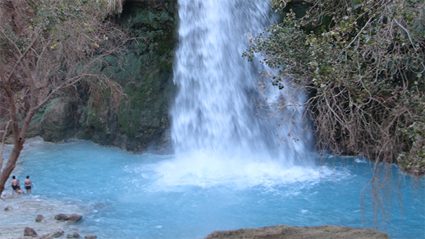 The Havasupai Reservation is best known for its waterfalls. Tourism is the tribe’s main source of income.