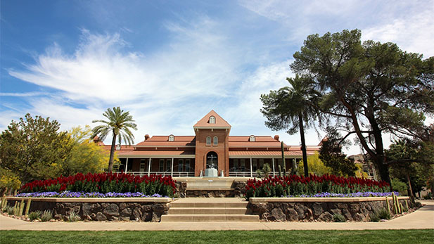 Old Main on the University of Arizona campus. 